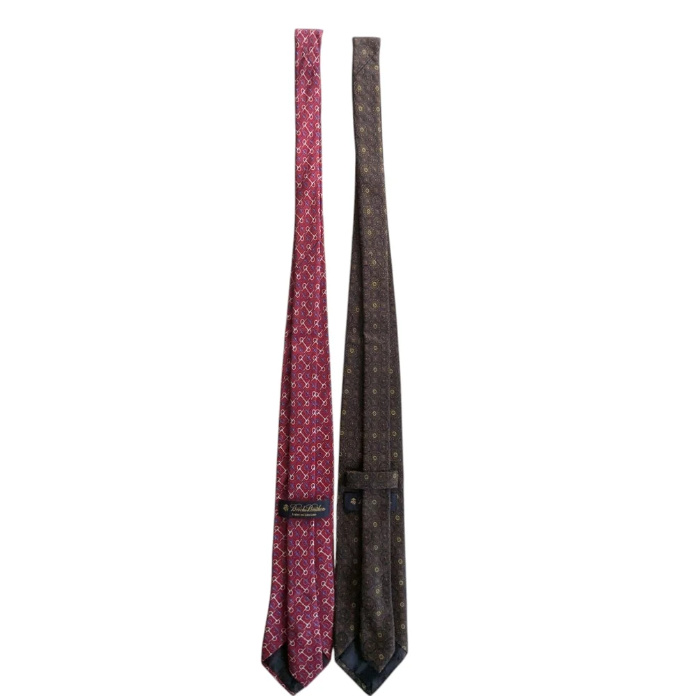 Brooks Brothers Extra Long Set Of 2 Ties